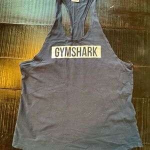 Gymshark Navy Logo Tank Top